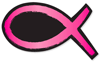 Christian Fish (pink)