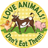 Love Animals, Don't Eat Them!